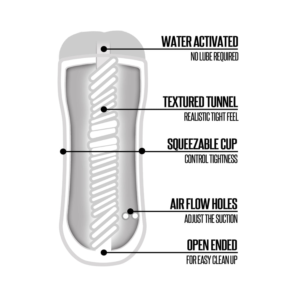 Happy Ending Self-Lubricating Shower Stroker