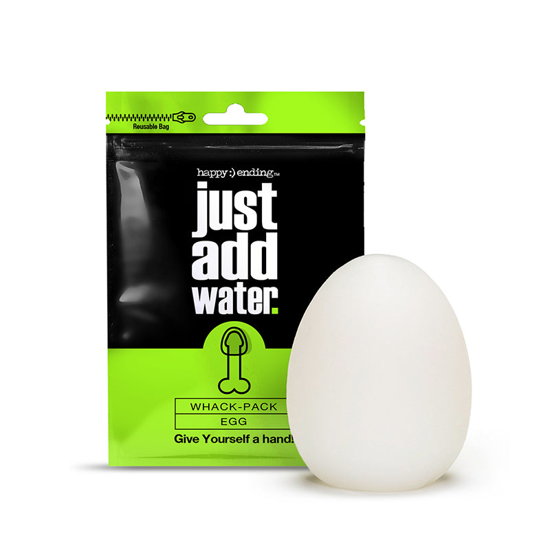 Happy Ending Just Add Water Self-Lubricating Whack Pack Egg