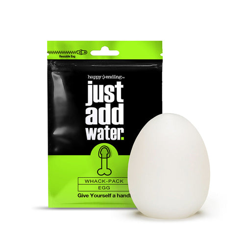 Happy Ending Just Add Water Self-Lubricating Whack Pack Egg