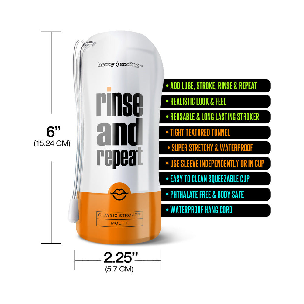 Happy Ending Rinse And Repeat Classic Stroker Mouth