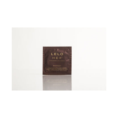LELO HEX Respect XL Lubricated Latex Condoms, 3-Pack, view 2