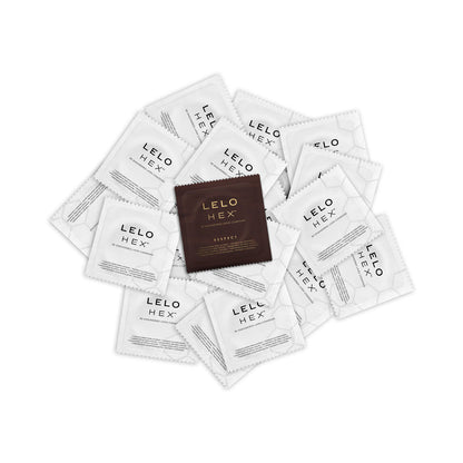 LELO HEX Respect XL Lubricated Latex Condoms, 12-Pack, view 2