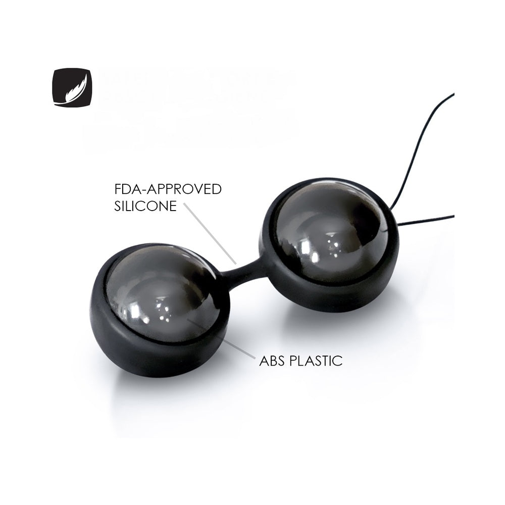 LELO BEADS Noir Kegel Balls Set, Black, view 3