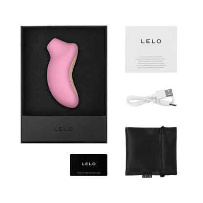 LELO SONA Clitoral Stimulator in pink, product photo