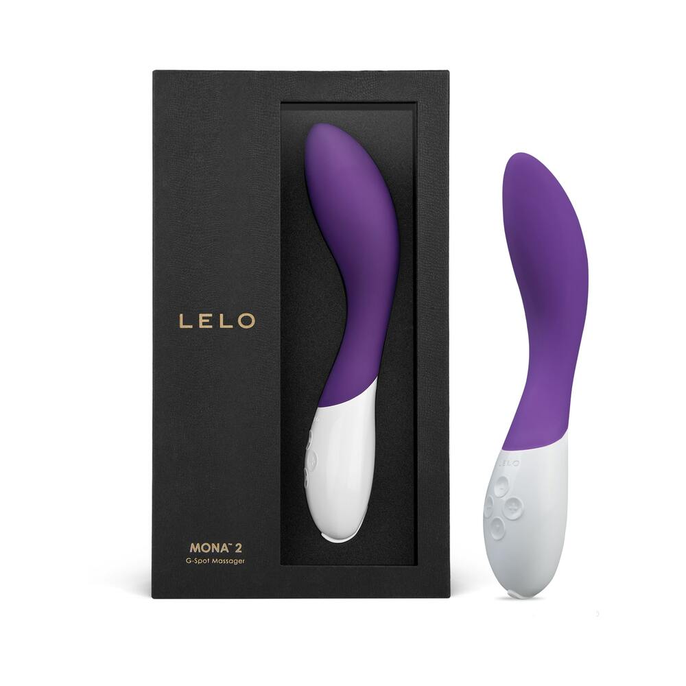 LELO MONA 2 Rechargeable G-Spot Vibrator in purple, additional view