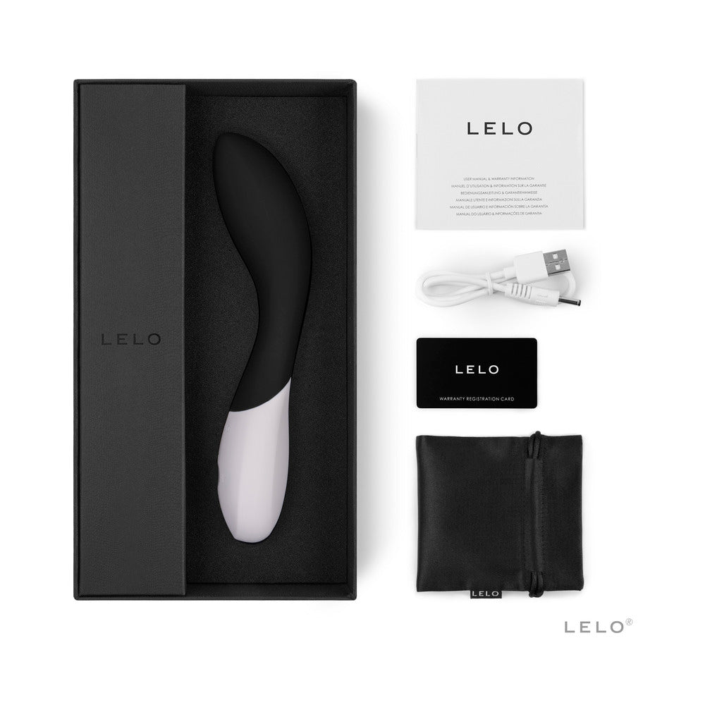 LELO MONA WAVE G-Spot Vibrator in black, product photo
