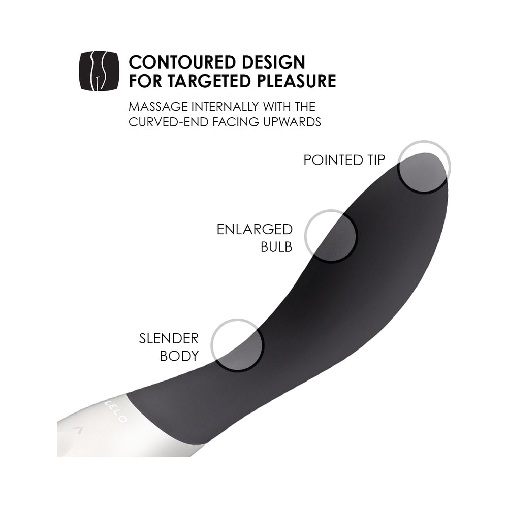LELO MONA WAVE G-Spot Vibrator in black, additional view