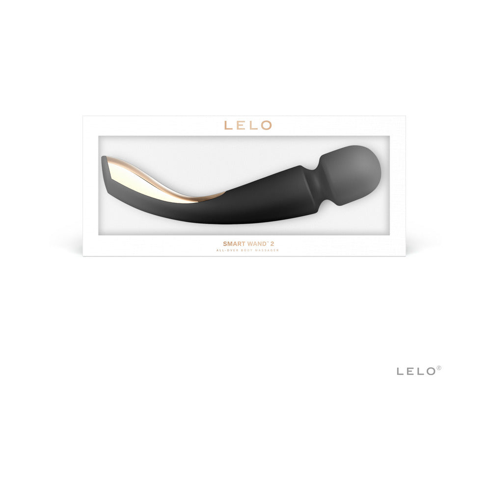 LELO SMART WAND 2 Large Rechargeable Wand Vibrator in black, additional view