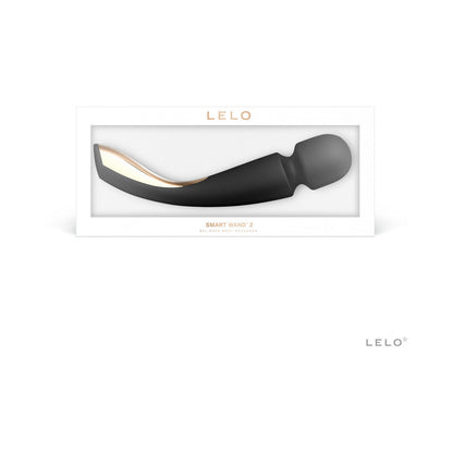 LELO SMART WAND 2 Large Rechargeable Wand Vibrator in black, additional view