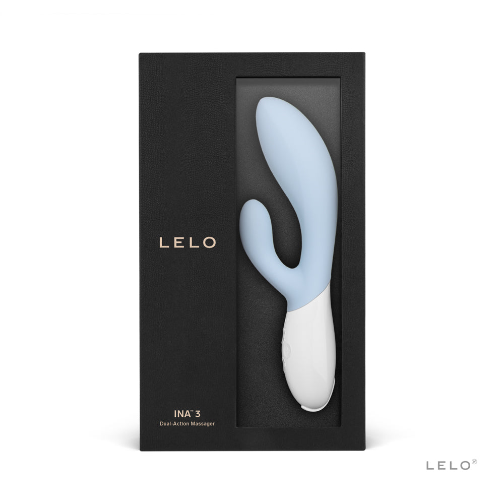 LELO INA 3 Dual Stimulator in seafoam, product photo