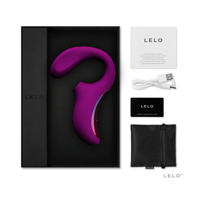 LELO ENIGMA CRUISE Suction Dual Stimulator in deep rose, product photo