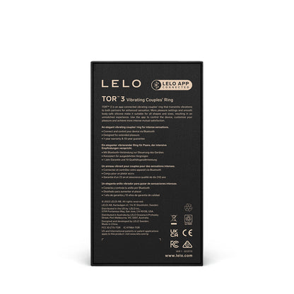 LELO TOR 3 Vibrating Cock Ring - detail view