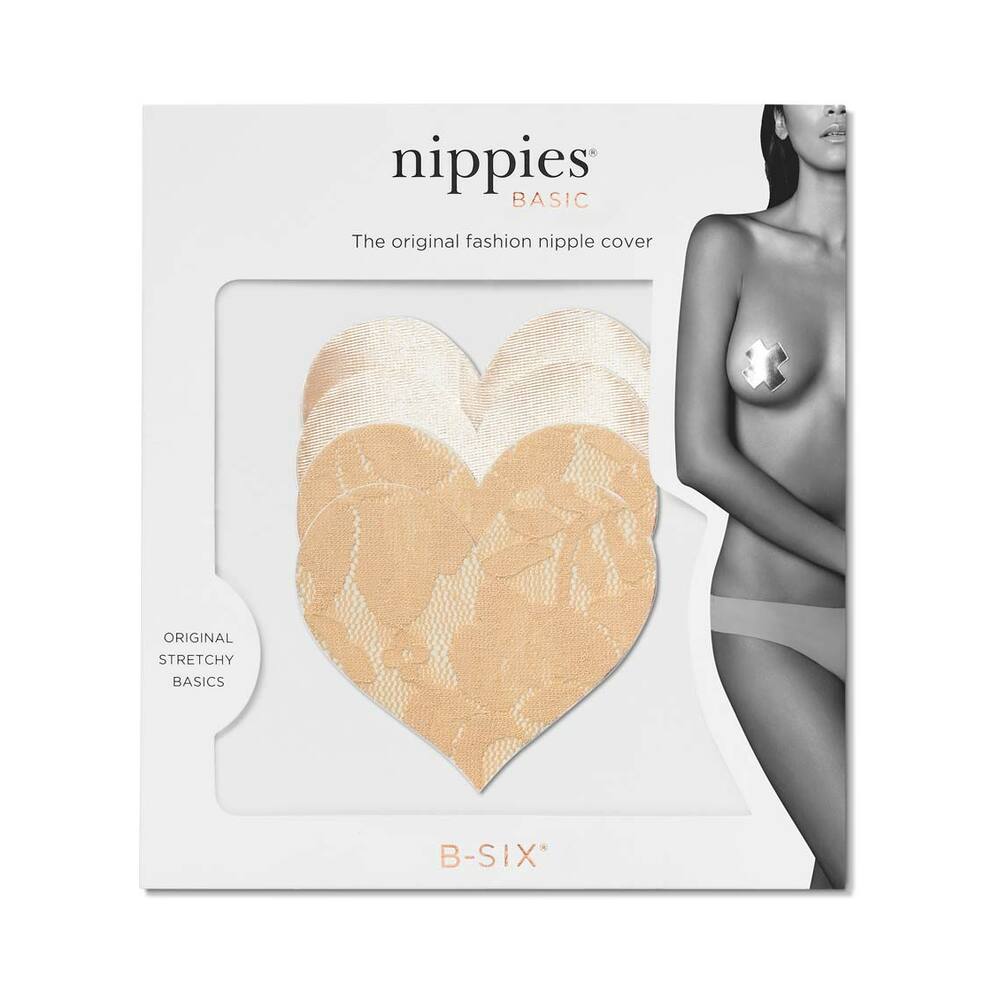 Nippies Basic Creme Hearts Pasties