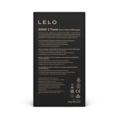 LELO SONA 2 Travel Clitoral Stimulator Pink