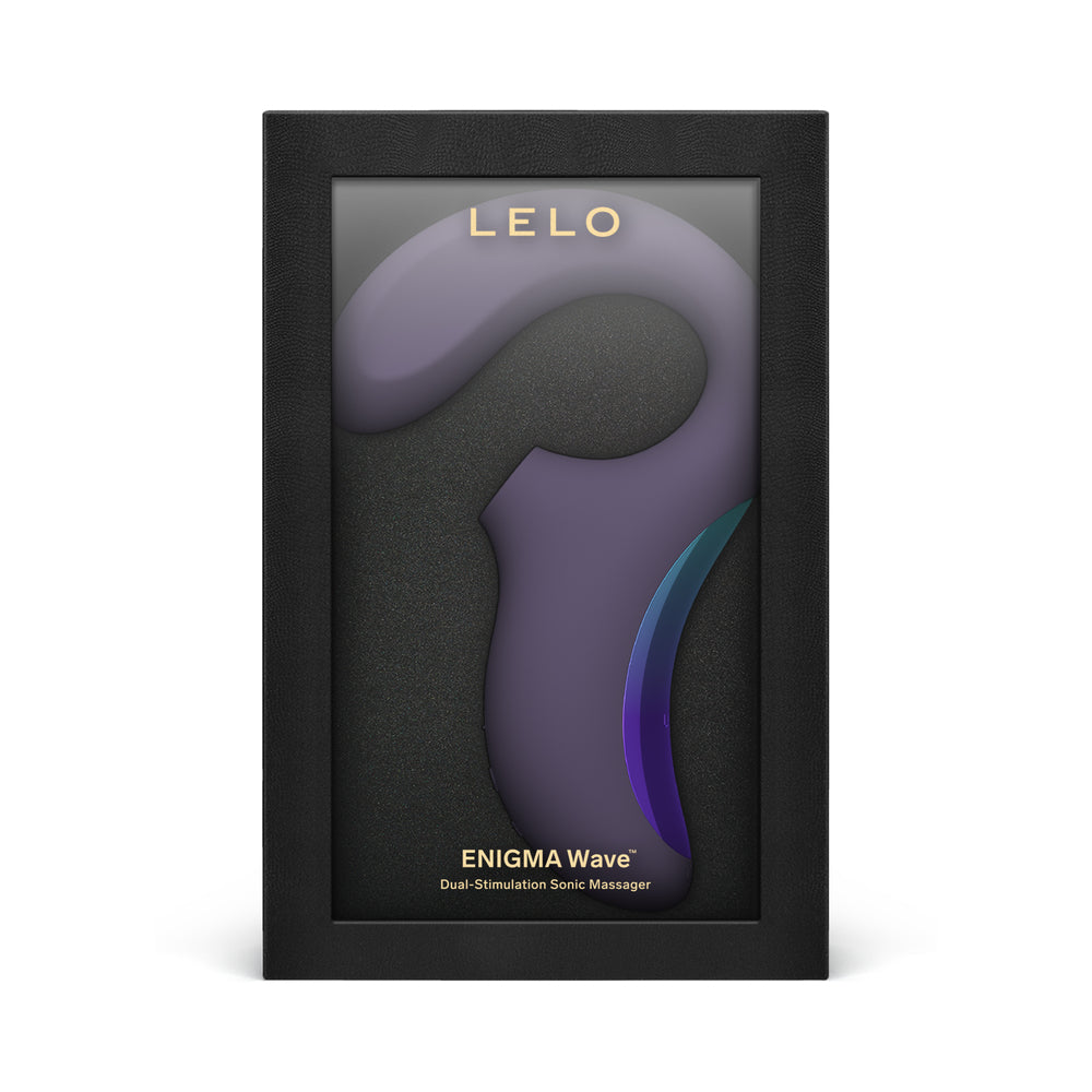 LELO Enigma Wave Suction Dual Stimulator in cyber purple, alternate view