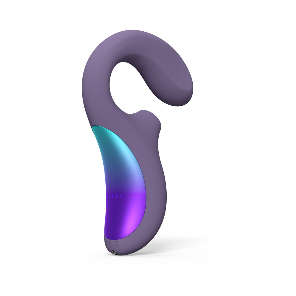 LELO Enigma Wave Suction Dual Stimulator in cyber purple, additional view