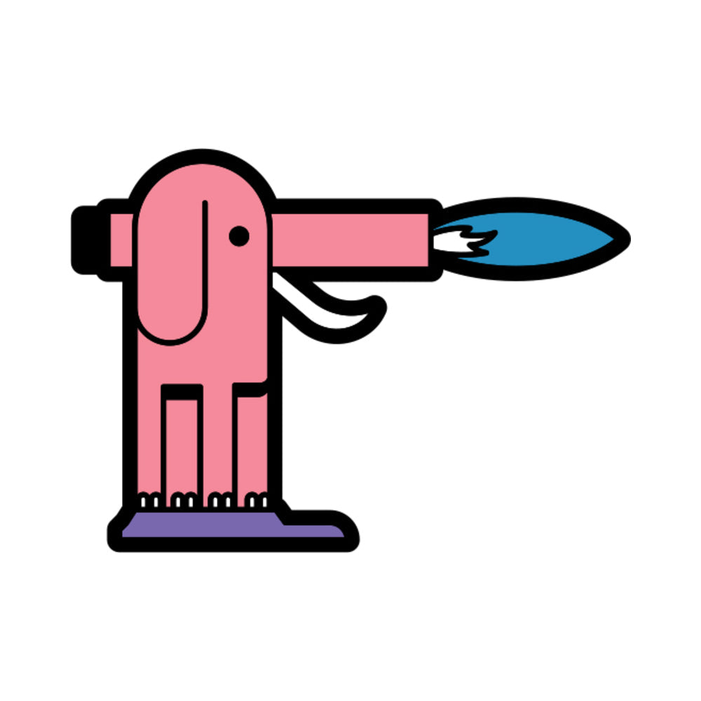 Elephant Torch Enamel Pin