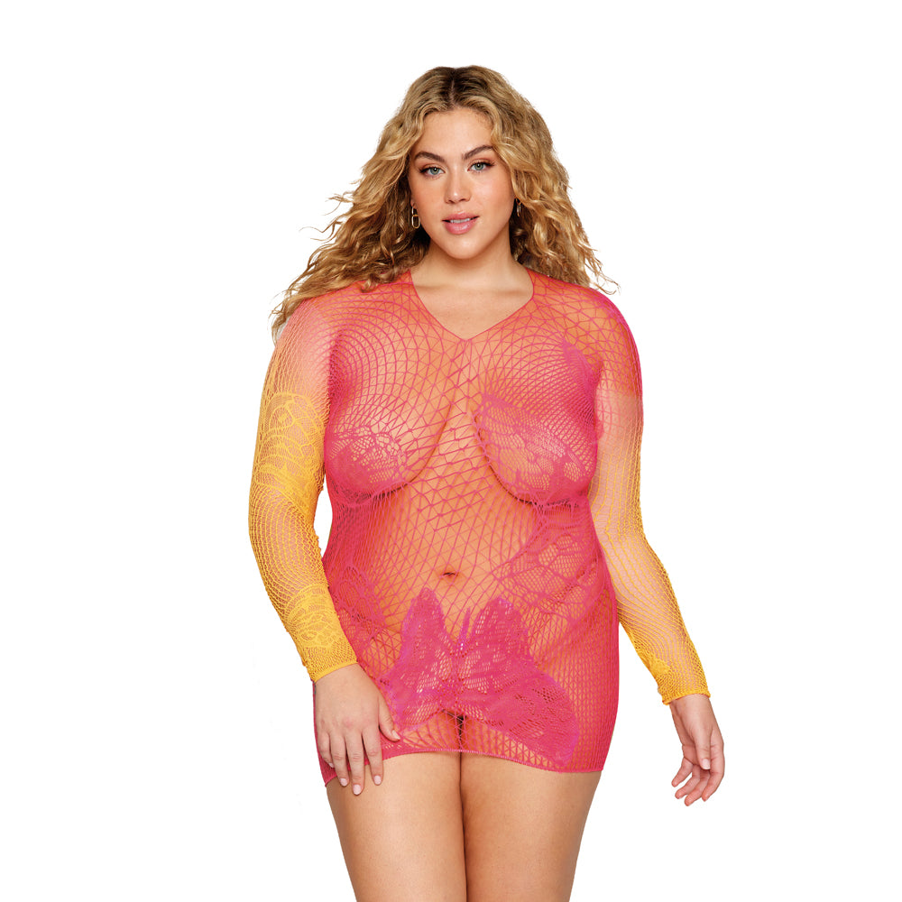 Dreamgirl Versatile Butterfly Fishnet Bodystocking