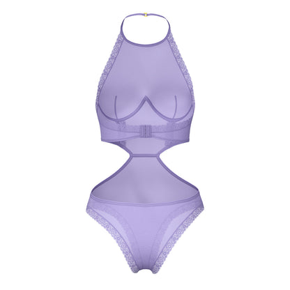 Magic Silk Sheer Passion Halter Teddy