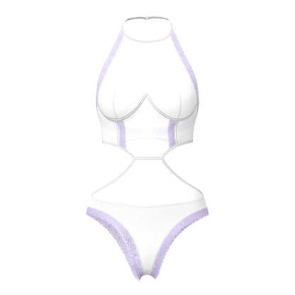 Magic Silk Sheer Passion Halter Teddy