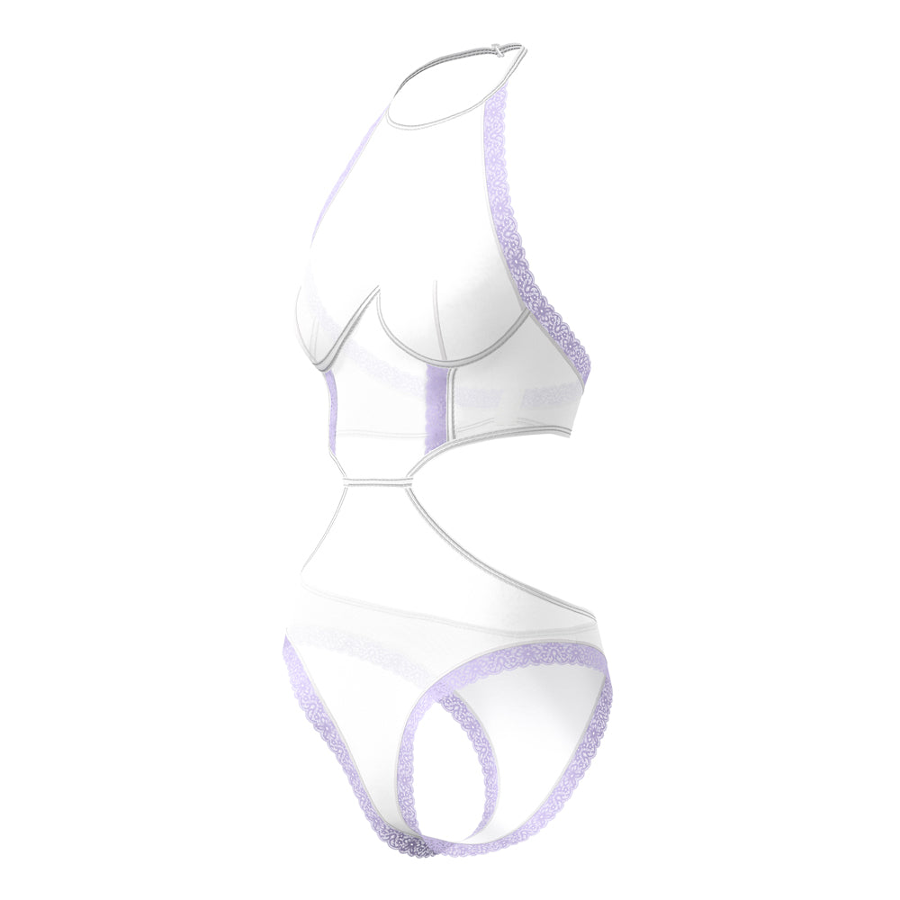 Magic Silk Sheer Passion Halter Teddy