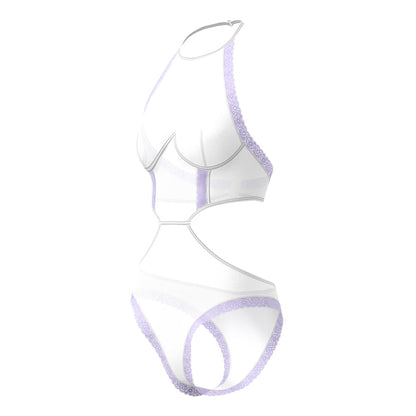 Magic Silk Sheer Passion Halter Teddy