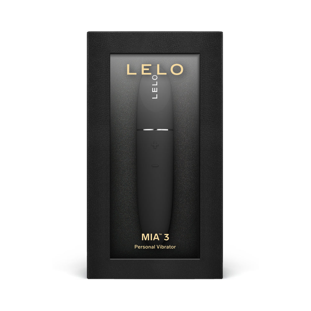 LELO MIA 3 Travel Vibrator in black, product photo