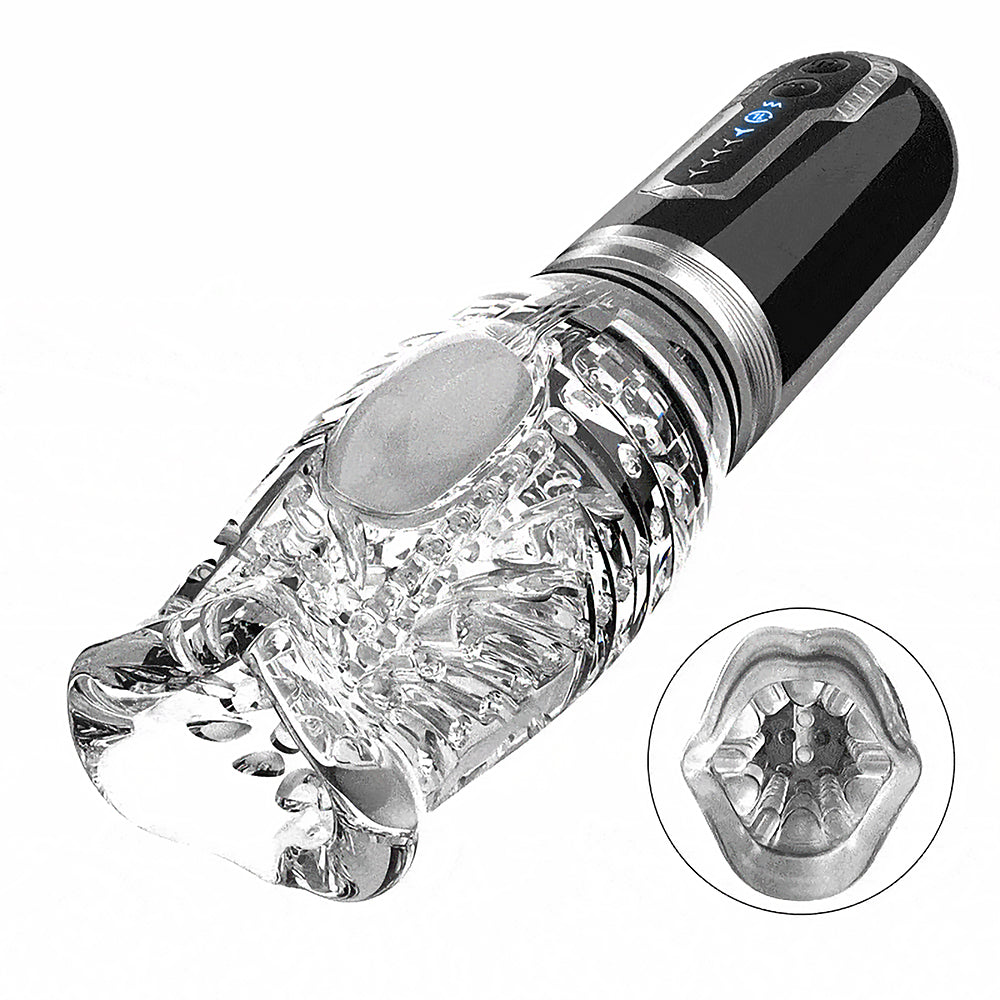 The Male Rose 3 Thrusting Rotating Oral Masturbator