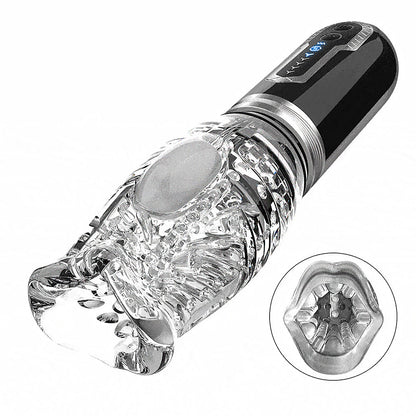 The Male Rose 3 Thrusting Rotating Oral Masturbator