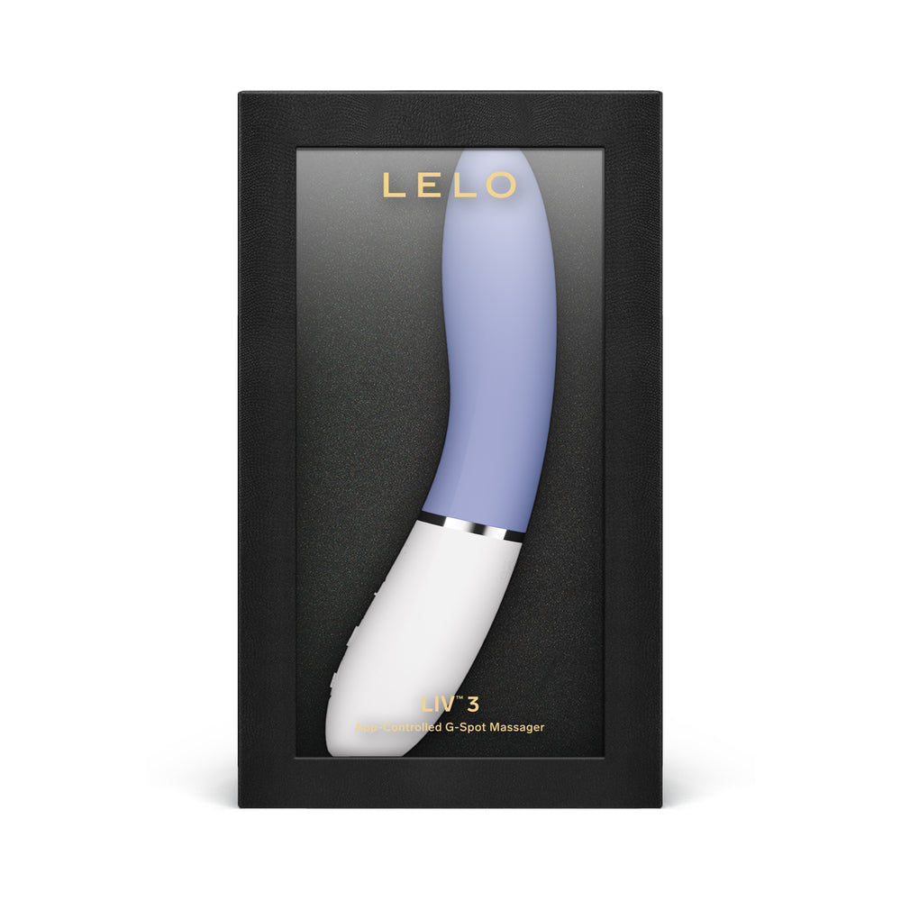 LELO LIV 3 App-Controlled G-Spot Vibrator in powder blue, product photo