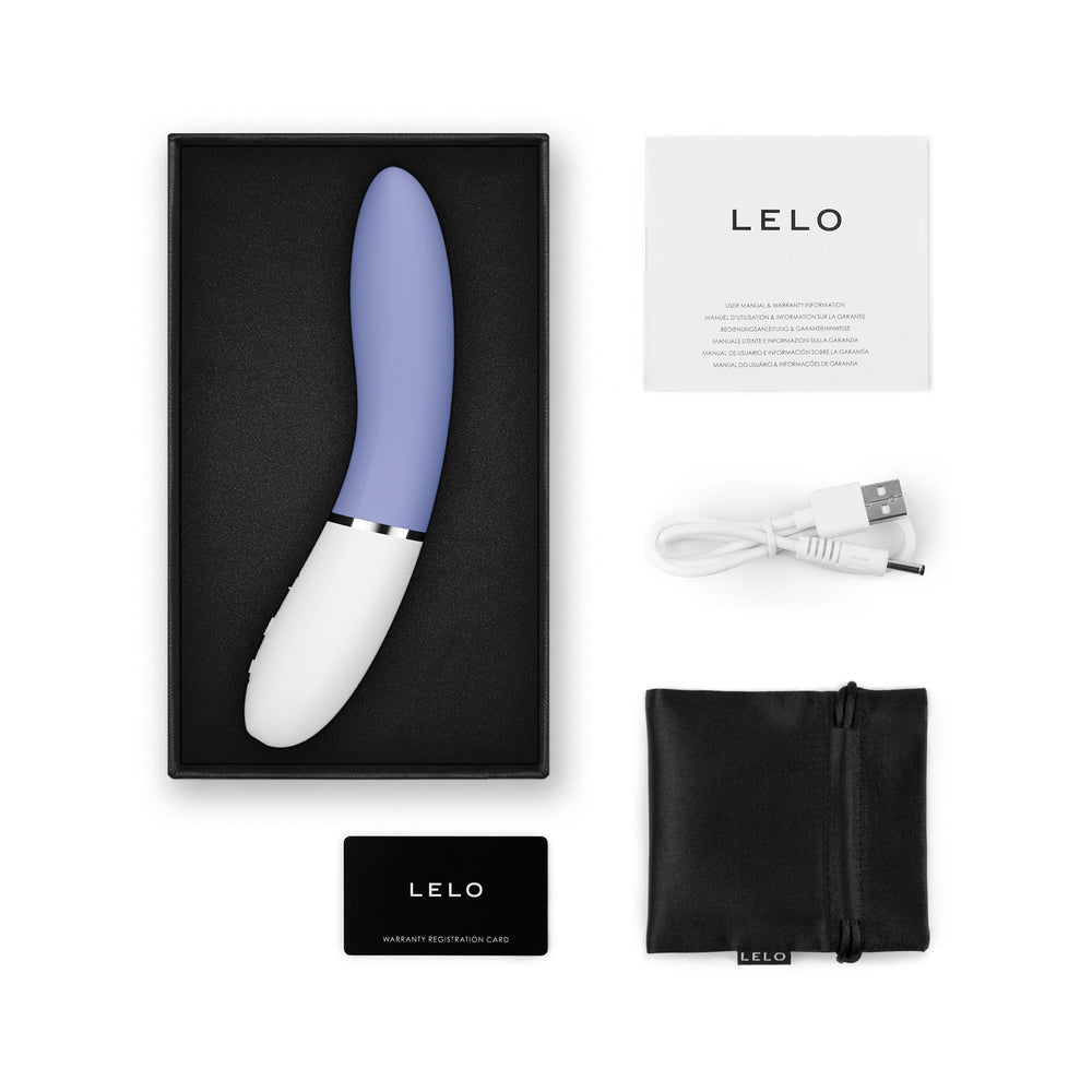 LELO LIV 3 App-Controlled G-Spot Vibrator in powder blue, additional view