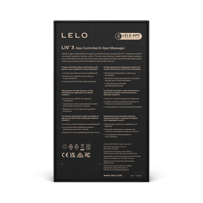 LELO LIV 3 App-Controlled G-Spot Vibrator