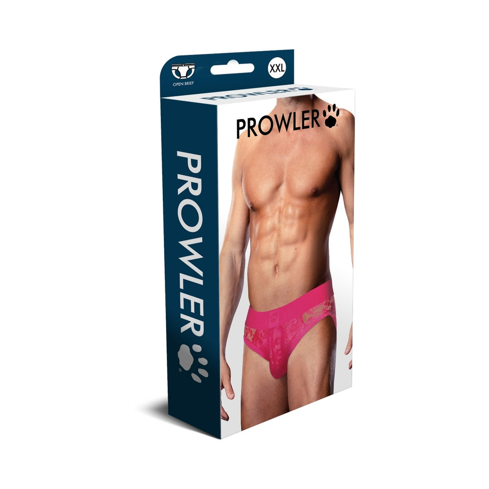Prowler Lace Open Back Brief