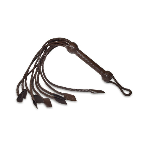 Prowler RED Brown Leather Flogger