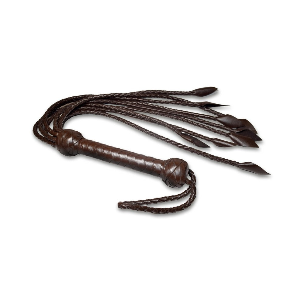 Prowler RED Brown Leather Flogger
