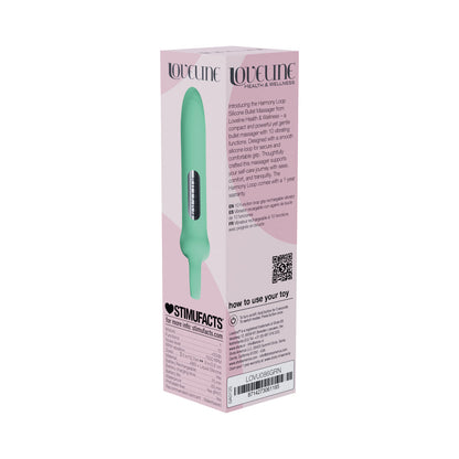 LoveLine Harmony Loop Grip Vibe Liquid Silicone Green