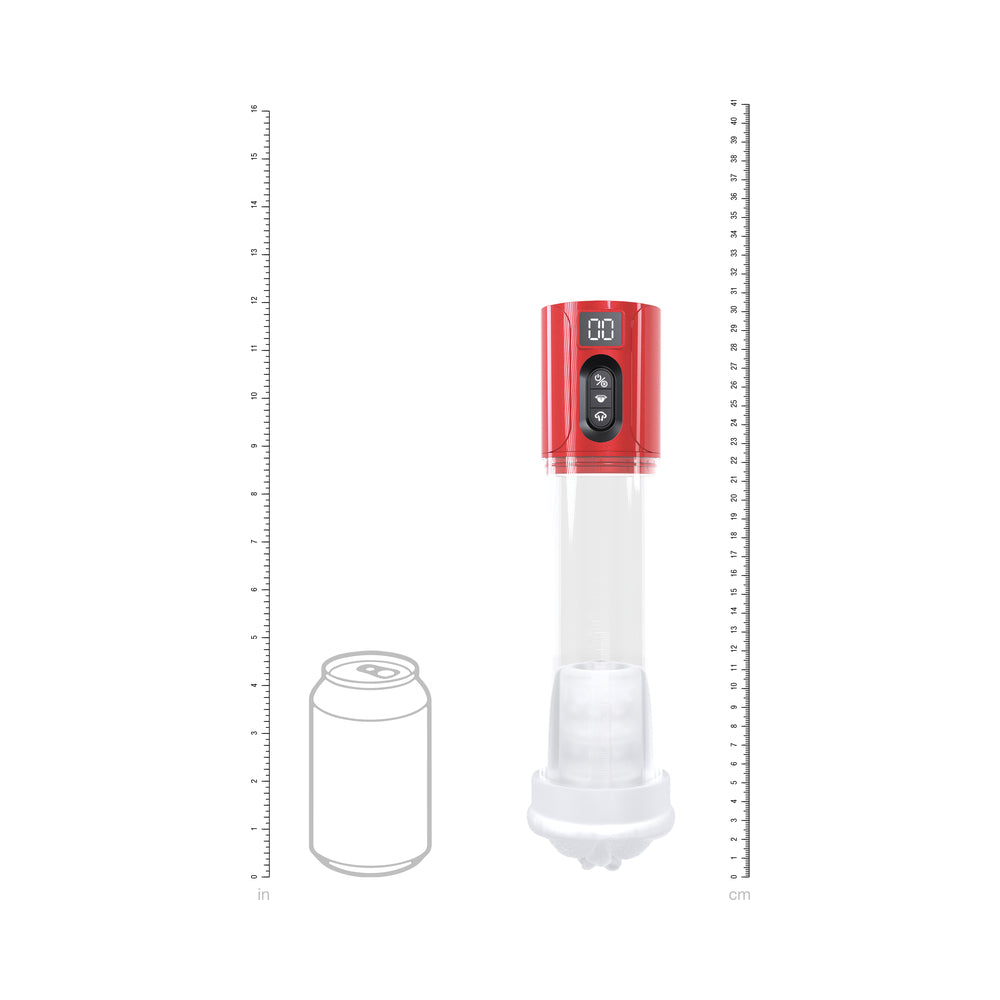 PUMPED HyperLift Masturbator Suction Metallic Red