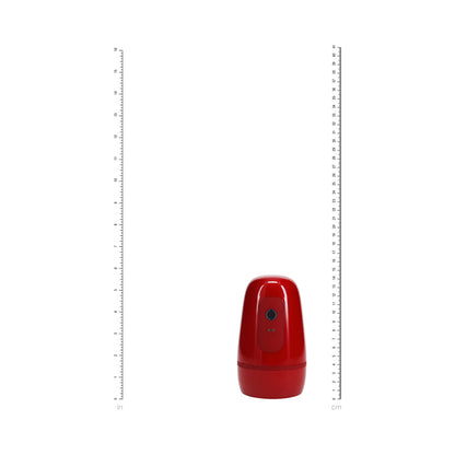 PUMPED Vibrobator Masturbator Negative Pressure Suction Vibration Metallic Red
