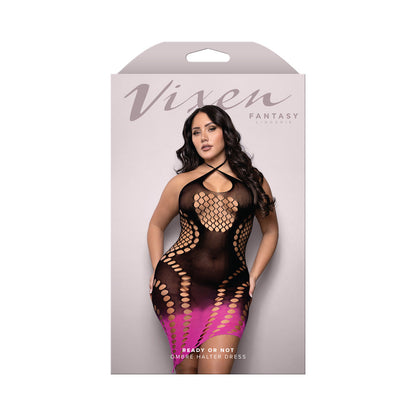 Fantasy Lingerie Vixen Ready or Not Ombre Halter Dress