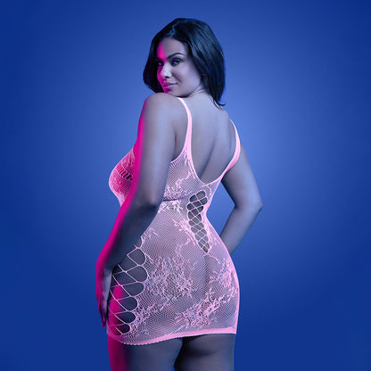 Fantasy Lingerie Glow Magnetism Glow Lace Knit Dress