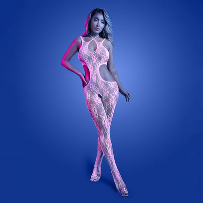 Fantasy Lingerie Glow Equilibrium Crotchless Bodystocking