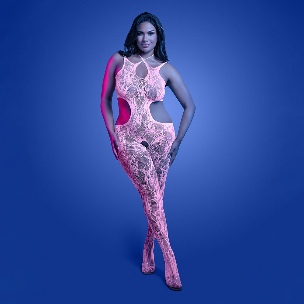 Fantasy Lingerie Glow Equilibrium Crotchless Bodystocking