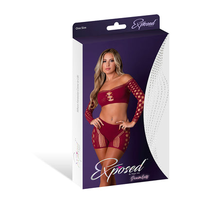 Magic Silk Seamless Crop Top & Short Set