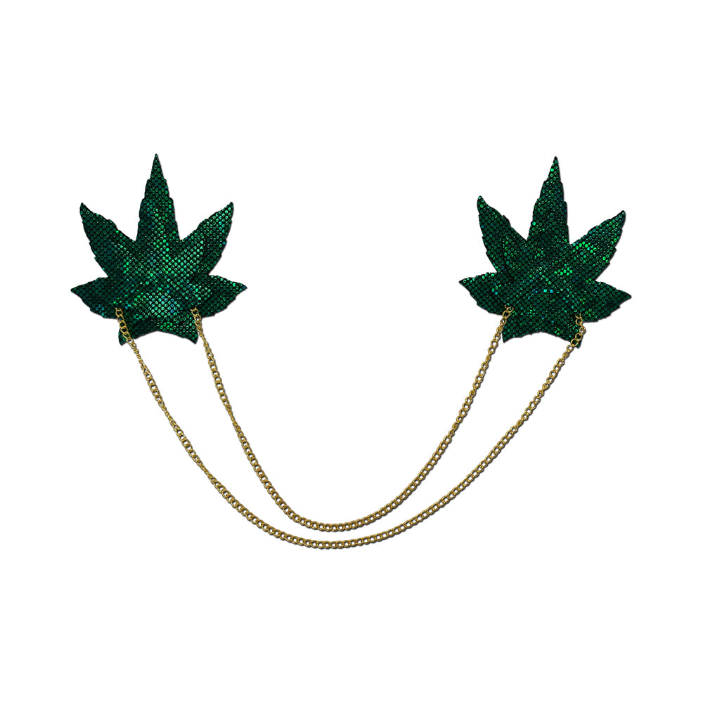 Pastease Shattered Glass Disco Ball Weed Chain Pasties