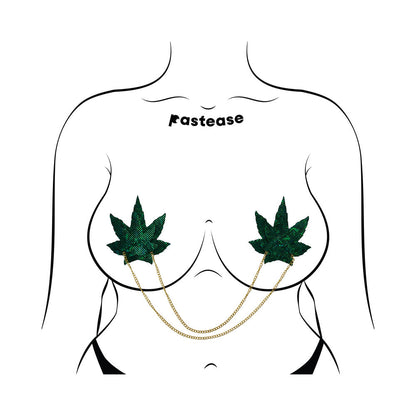 Pastease Shattered Glass Disco Ball Weed Chain Pasties