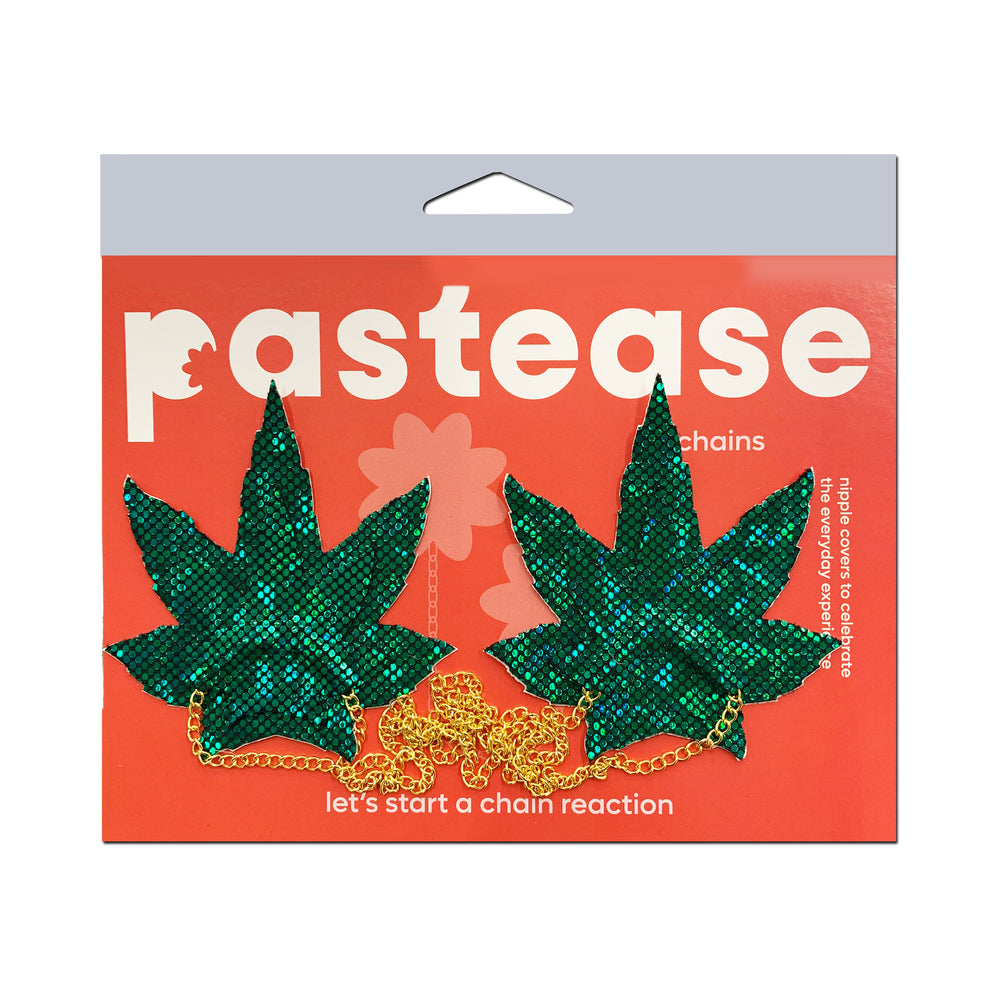 Pastease Shattered Glass Disco Ball Weed Chain Pasties