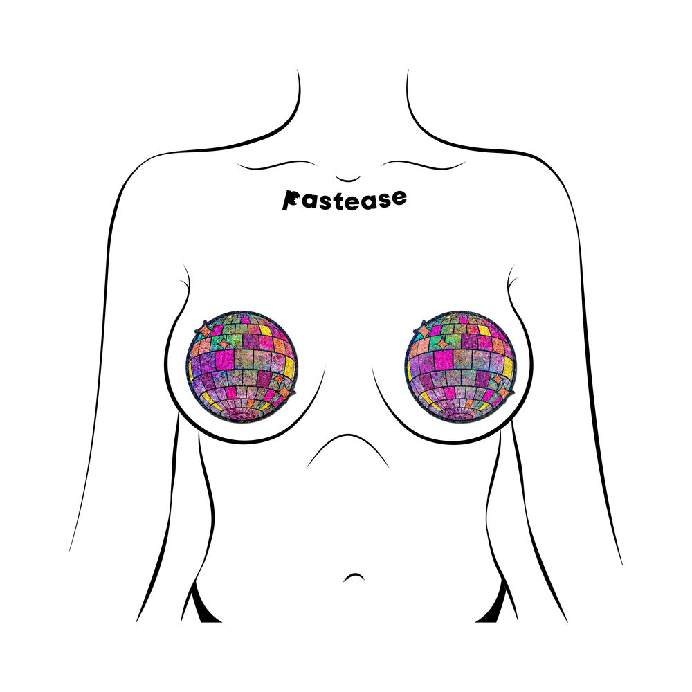Pastease Disco Ball Glitter Nipple Covers