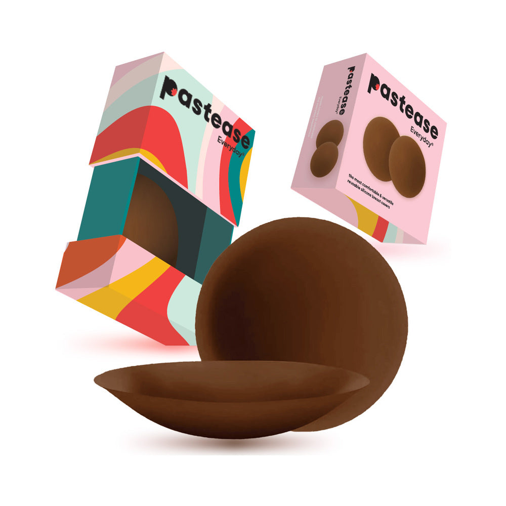 Pastease Halos Reusable Silicone Nipple Covers Dark