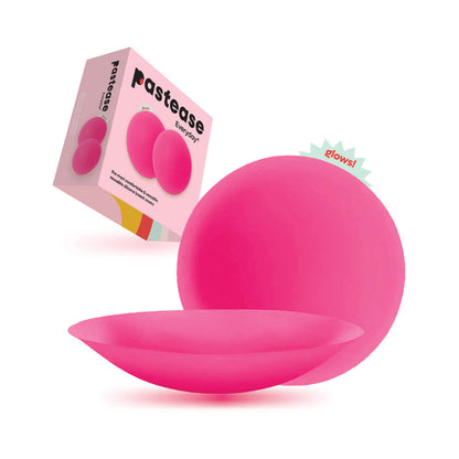 Pastease Halos Silicone Nipple Covers Neon Pink