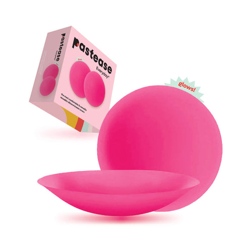 Pastease Halos Silicone Nipple Covers Neon Pink